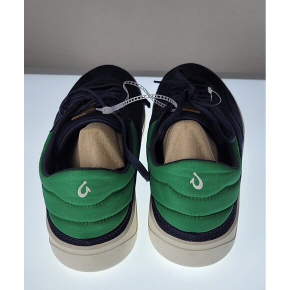 OluKai Punini Men US 10.5 Navy Bamboo Low Top Casual Comfort Sneakers 10514-548Z - Picture 3 of 9